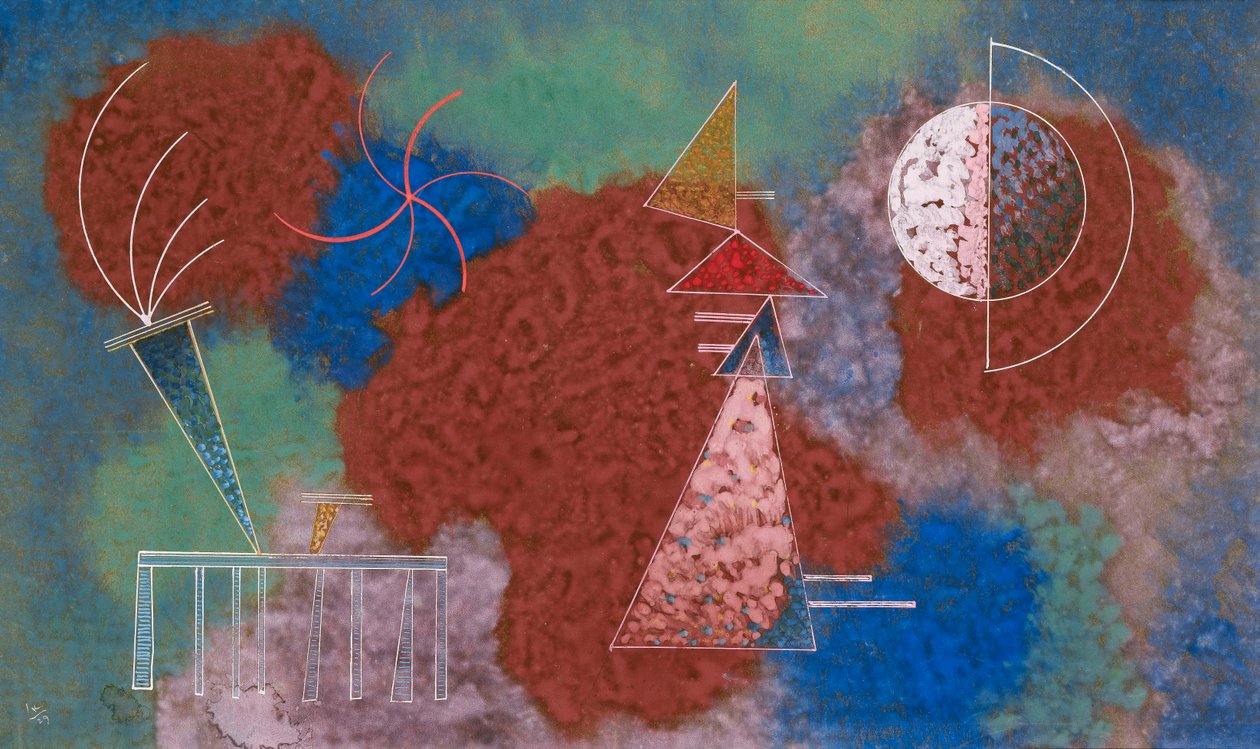 Manchas nos ricos; Em locais ricos de Wassily Kandinsky
