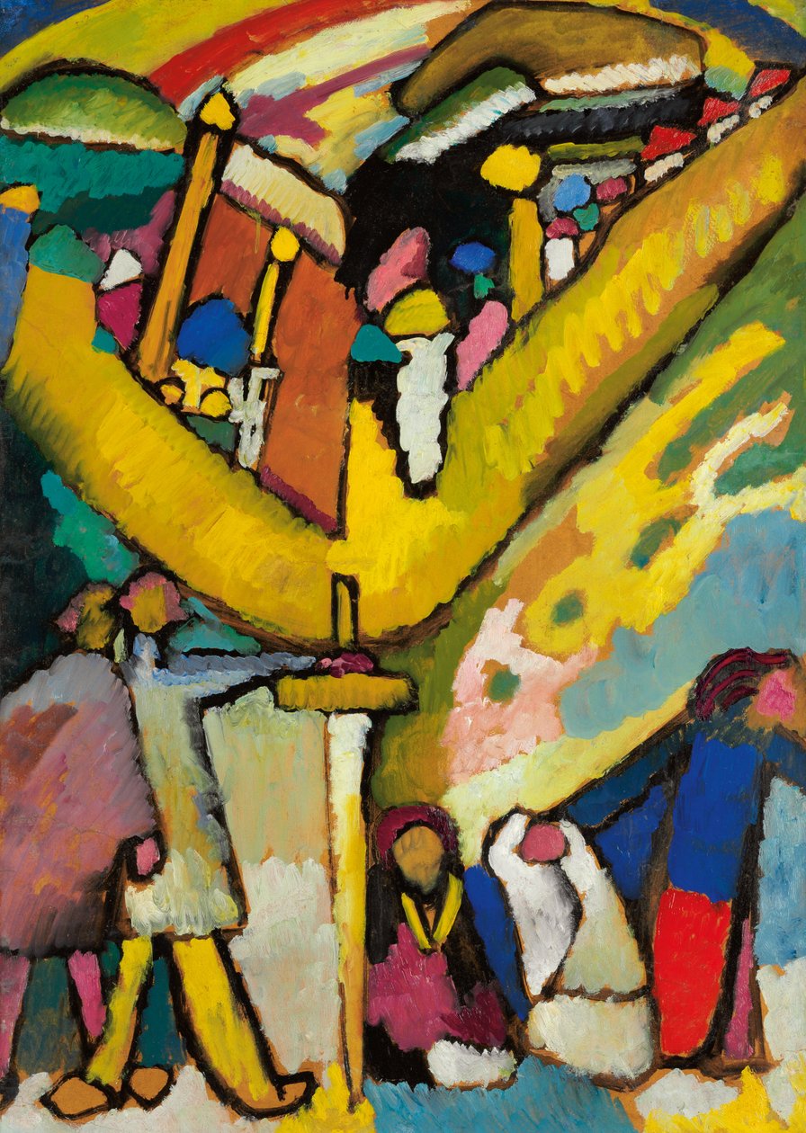 Estudo para Improvisação 8 de Wassily Kandinsky