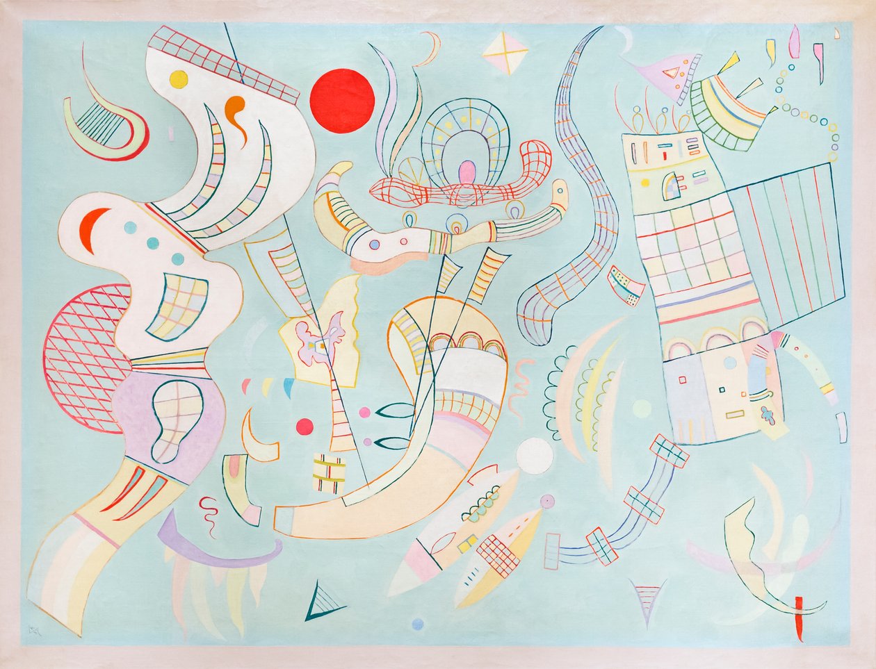 Tensões claras de Wassily Kandinsky