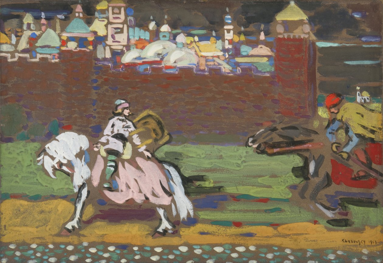Os cruzados de Wassily Kandinsky