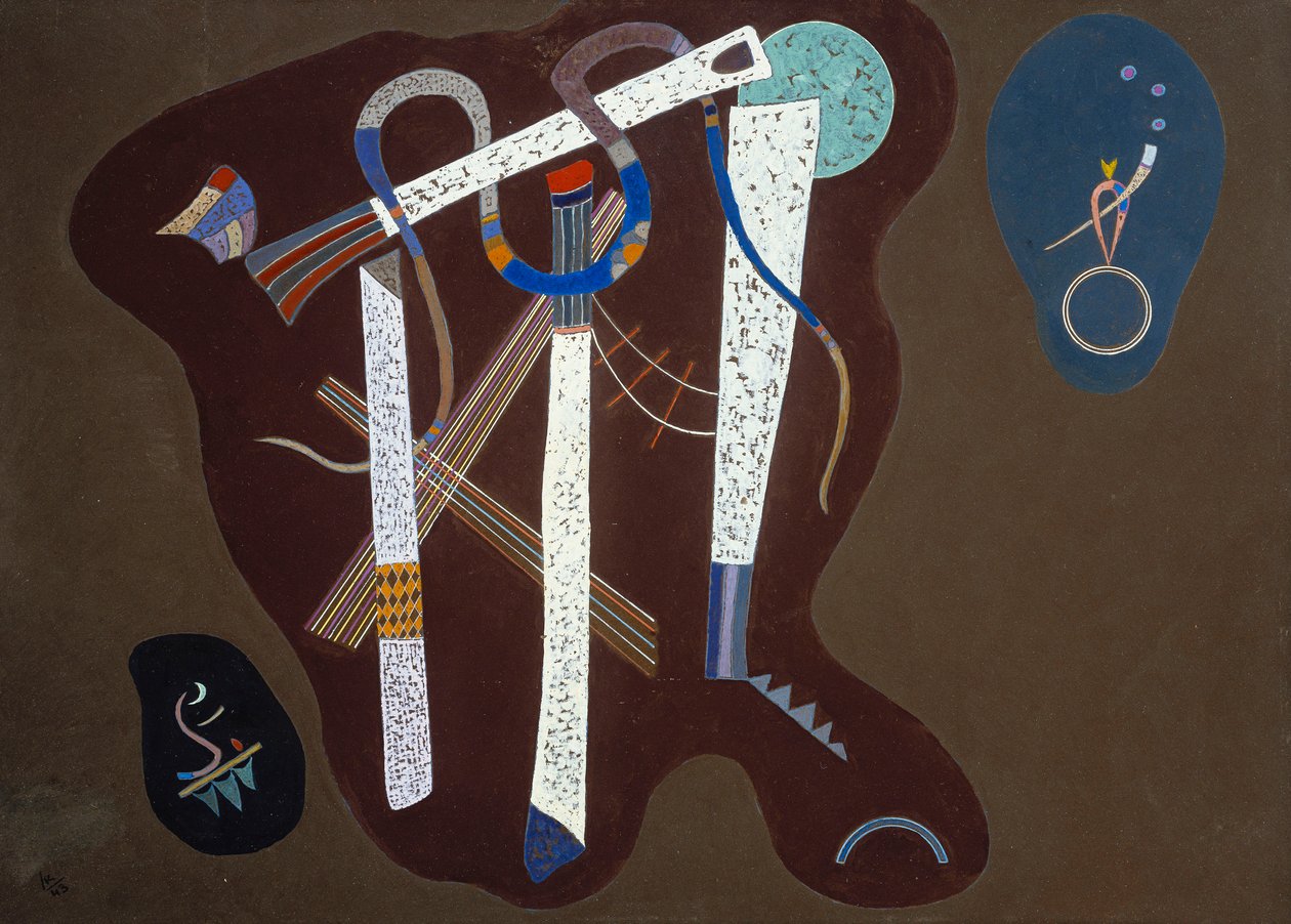 Três Pilares; Drei Saulen de Wassily Kandinsky