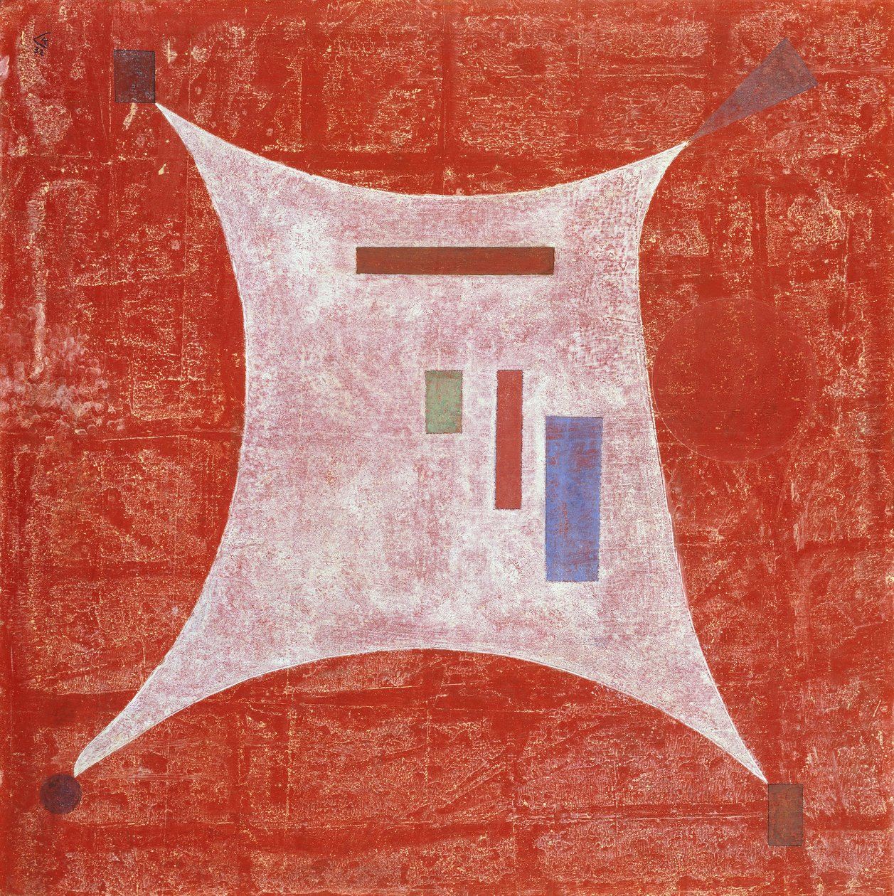 Para os Quatro Cantos de Wassily Kandinsky