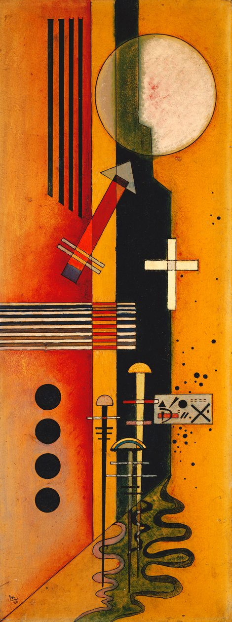 Em direção a rosa; Zuma Rosa de Wassily Kandinsky