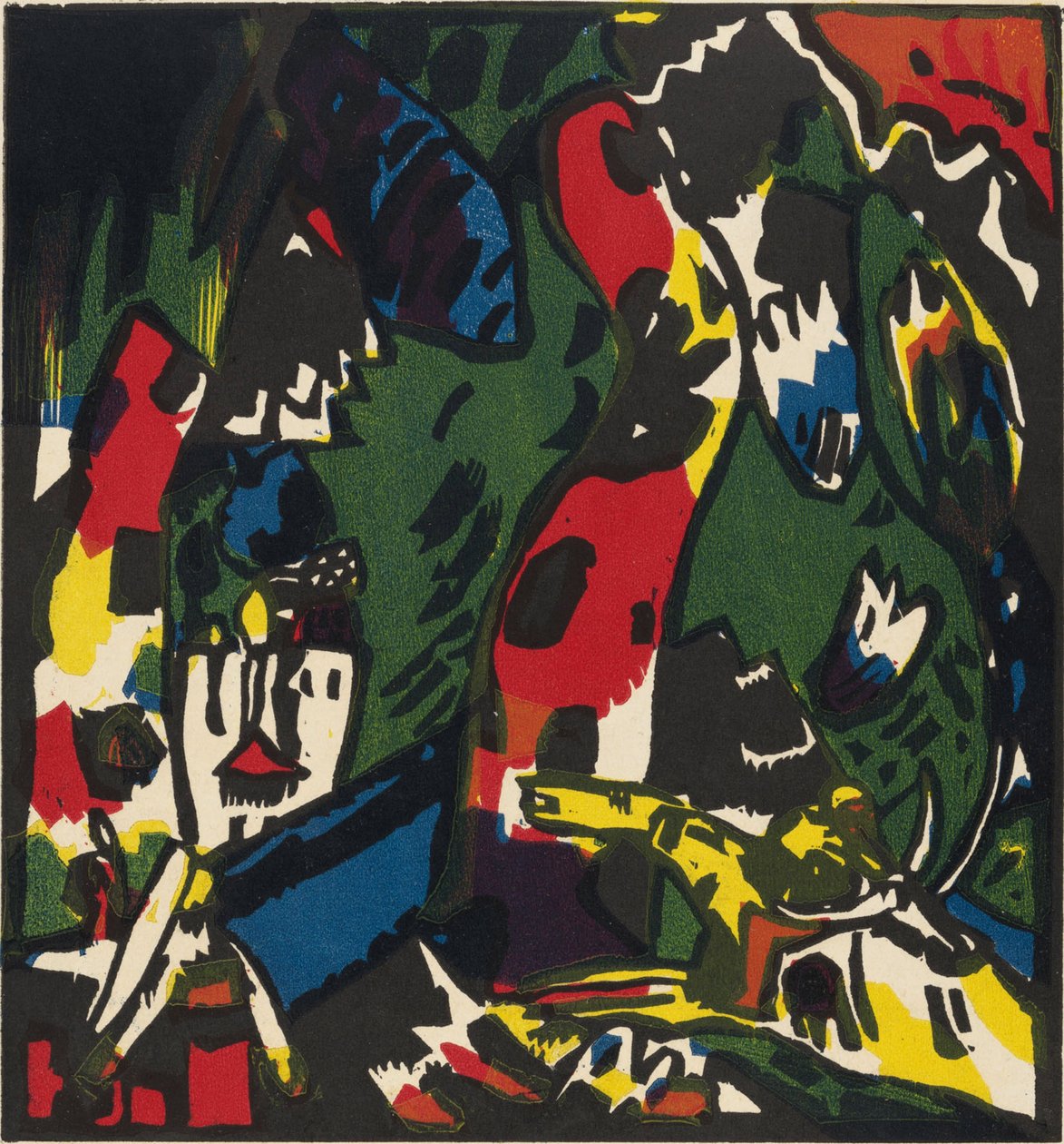 ""Um Arqueiro"" Pintura por Vassily Kandinsky (ou Wassily Kandinsky ou Kandinskyj de Wassily Kandinsky
