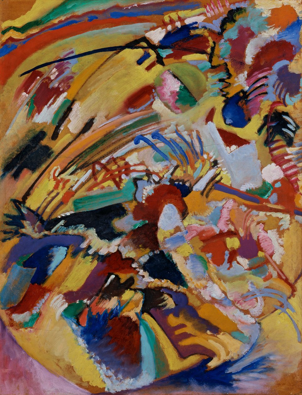 Improvisação sem título I de Wassily Kandinsky