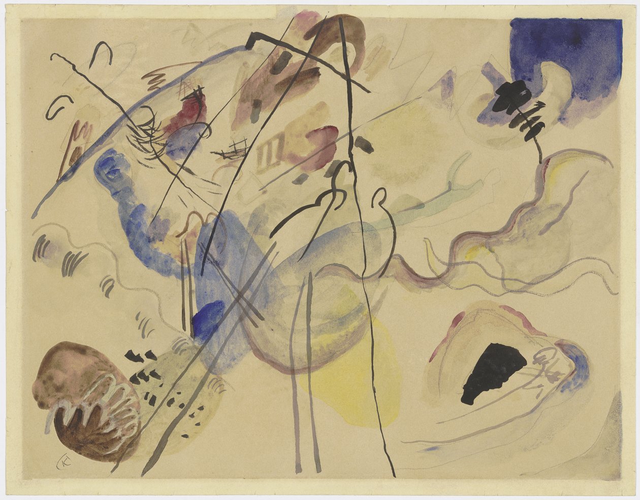 Sem título (Improvisação) de Wassily Kandinsky
