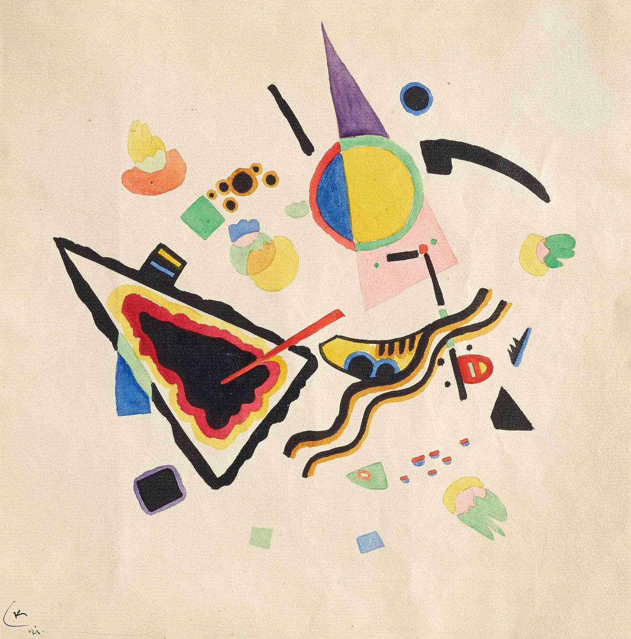 Sem título, 1921. de Wassily Kandinsky