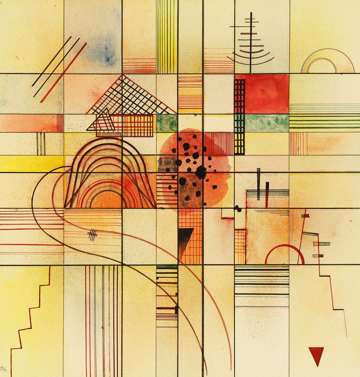 Retângulos Variados de Wassily Kandinsky