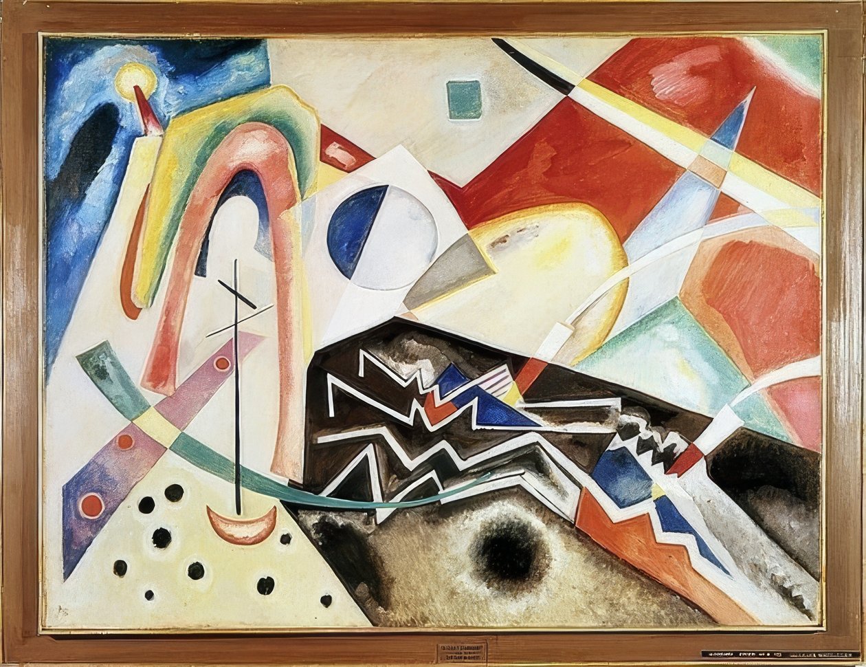 Ziguezague branco. 1922 de Wassily Kandinsky