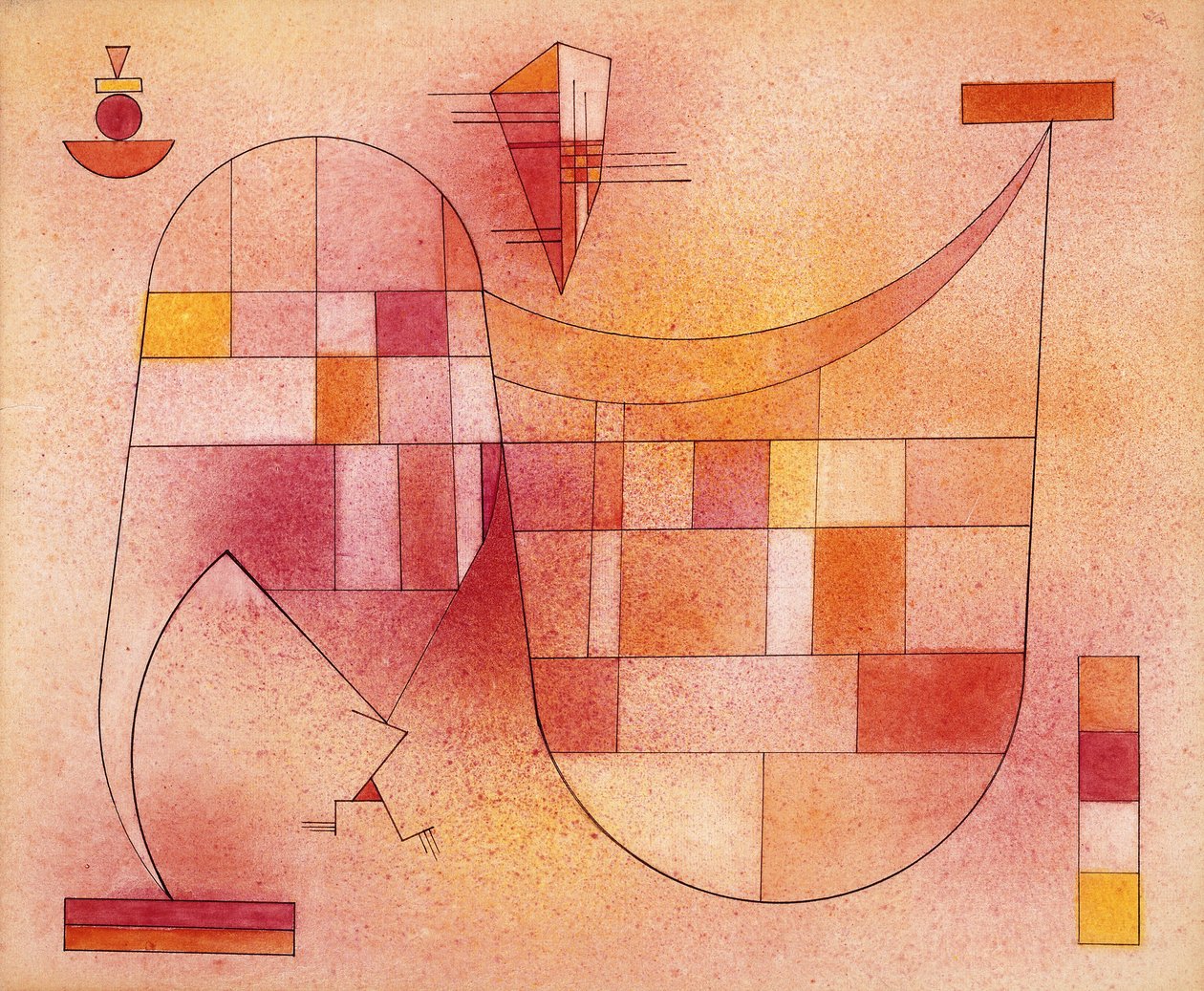 Rosa Amarelo; Gelb Rosa de Wassily Kandinsky