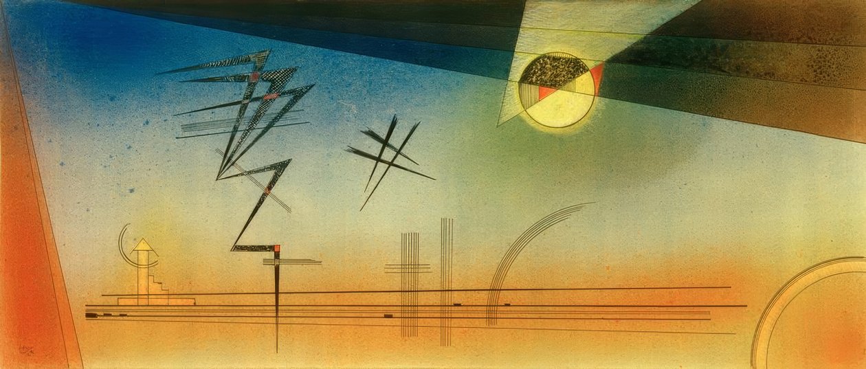 Ziguezague para cima de Wassily Kandinsky