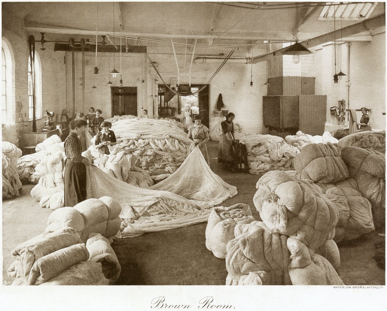 Brown Room, Thomas Adams Lace Factory, Stoney Street, Nottingham, Nottinghamshire, 1914 de Waterlow Bros and Layton Ltd