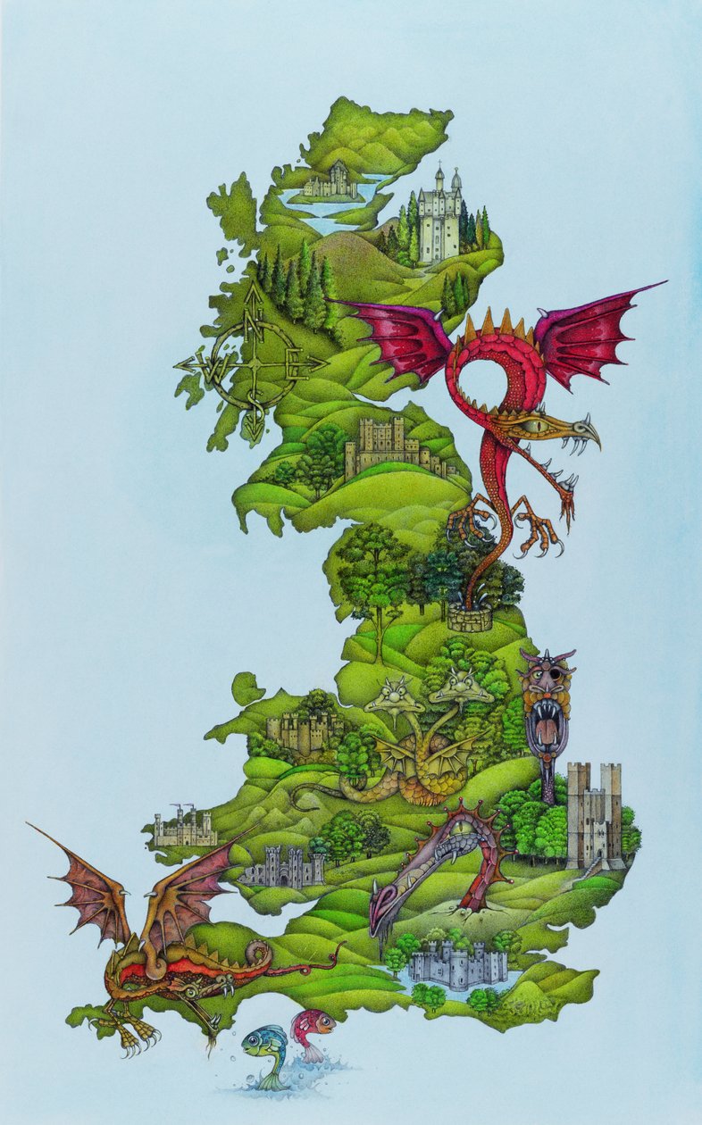 Mapa do Dragão de Wayne Anderson
