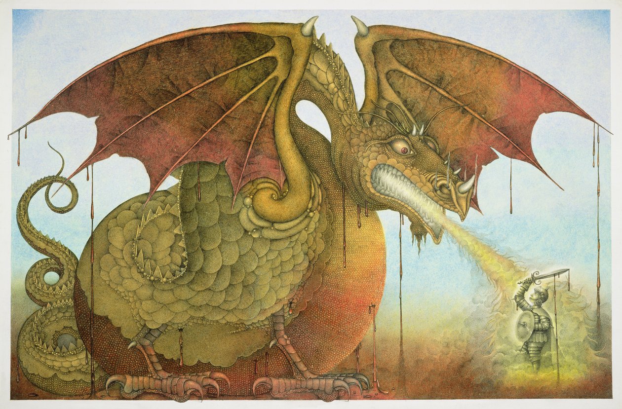 São Jorge e o Dragão de Wayne Anderson