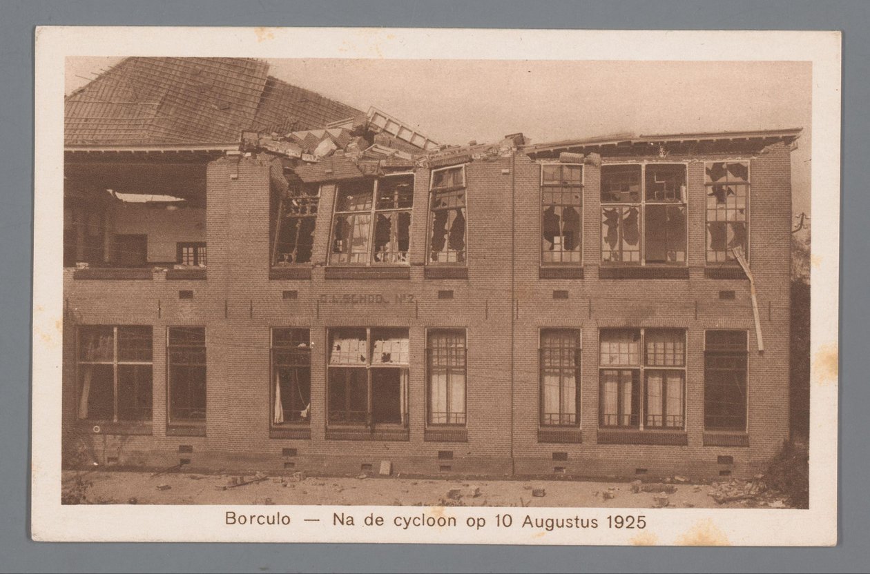 Borculo - Após o ciclone de 10 de agosto de 1925 de Weenenk and Snel