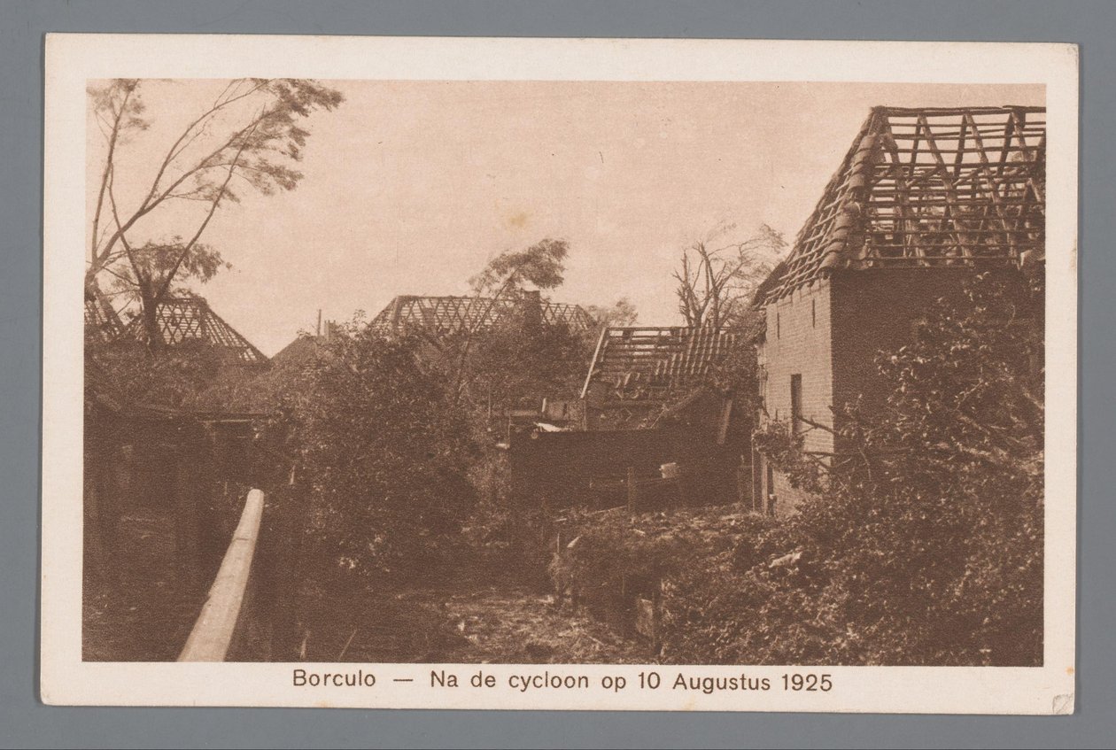 Borculo - Após o ciclone de 10 de agosto de 1925 de Weenenk and Snel