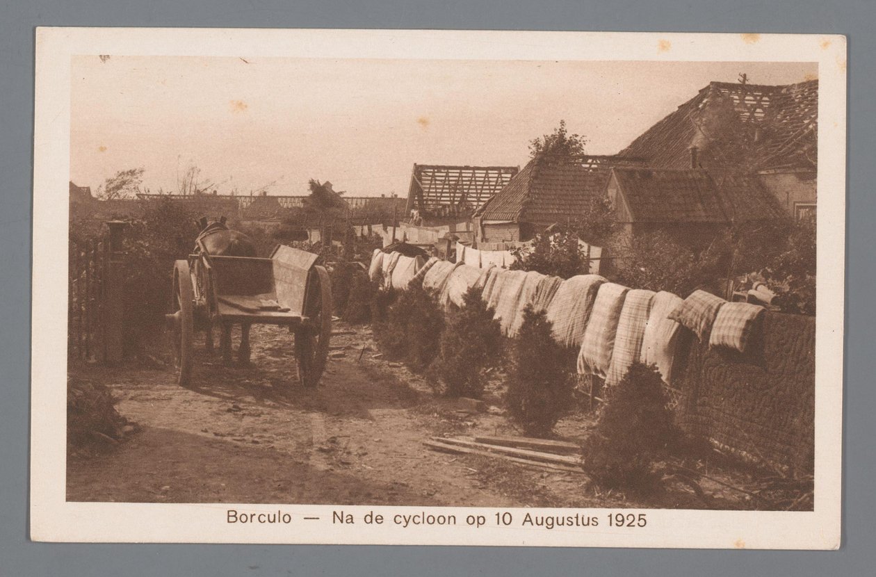 Borculo - Após o ciclone de 10 de agosto de 1925 de Weenenk and Snel