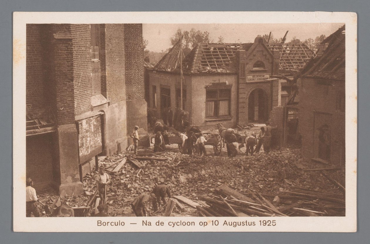 Borculo - Após o ciclone de 10 de agosto de 1925 de Weenenk and Snel