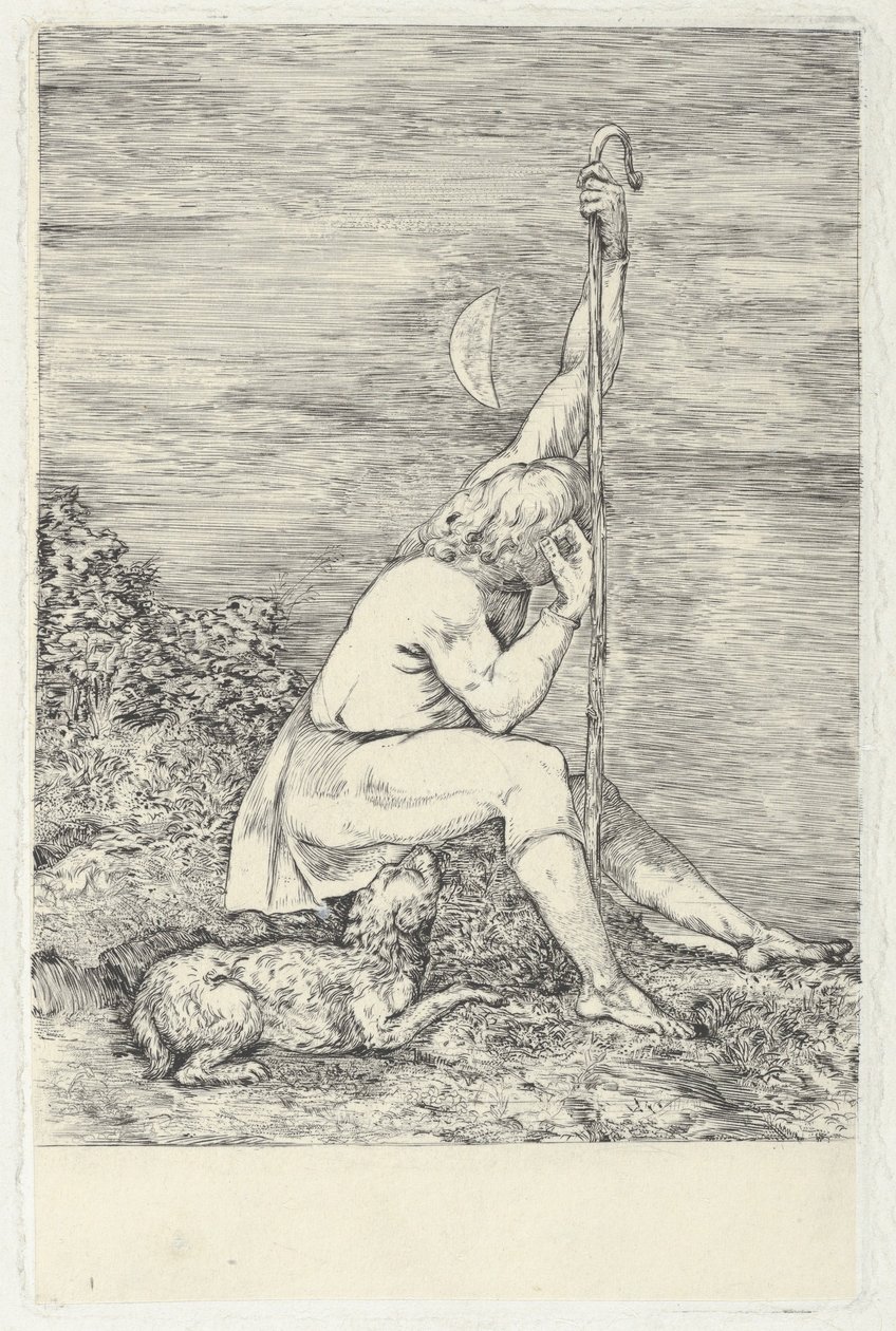 The Shepherd, 1828. de Welby Sherman