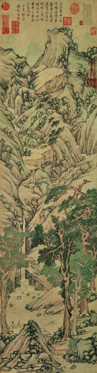 Mil picos que disputam o esplendor de Wen Zhengming
