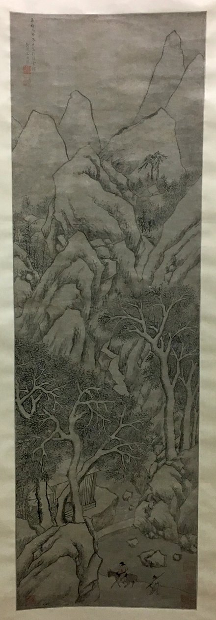 Paisagem com neve de Wen Zhengming