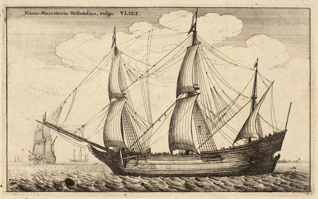 Uma flauta. Estado 2 de Wenceslaus Hollar