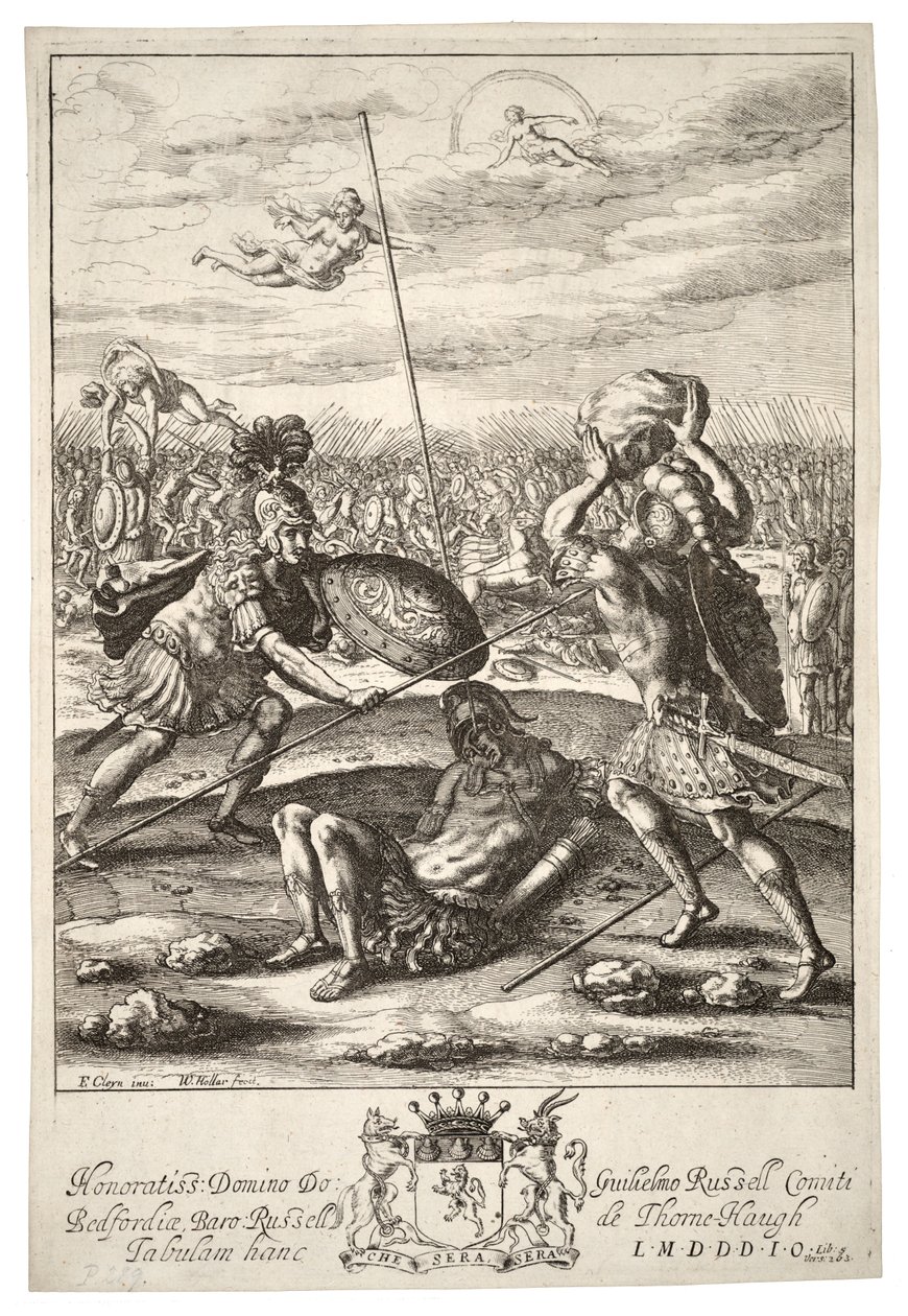 Enéias e Diomedes de Wenceslaus Hollar
