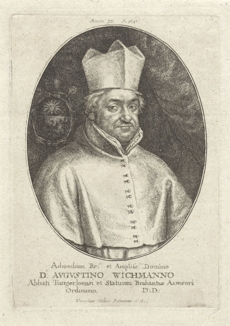 Augustine Wichmans de Wenceslaus Hollar
