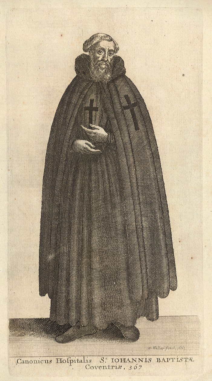 Canon hospitalar Sri. João Batista de Wenceslaus Hollar