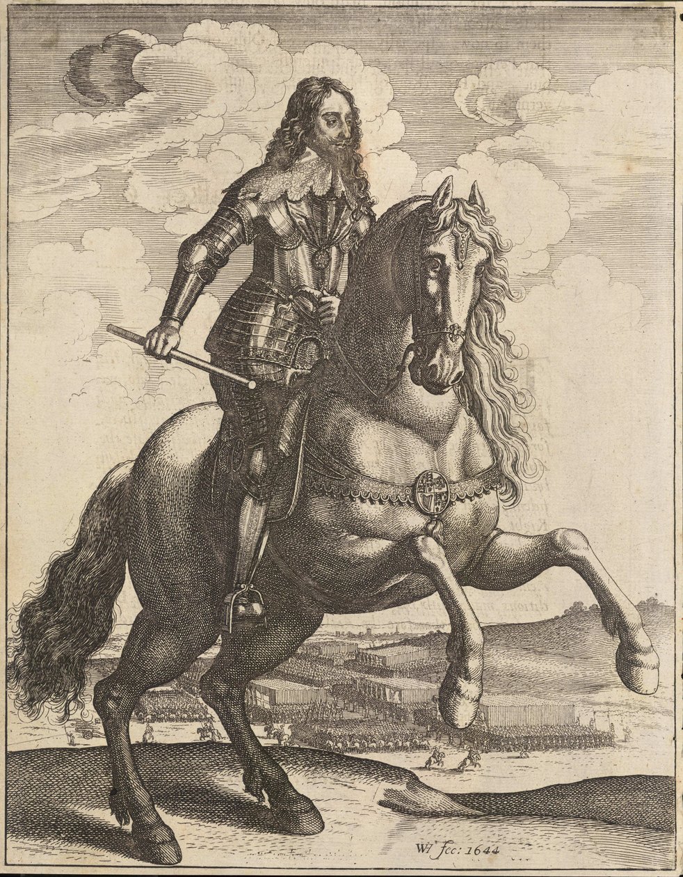 Charles I. State 3 de Wenceslaus Hollar
