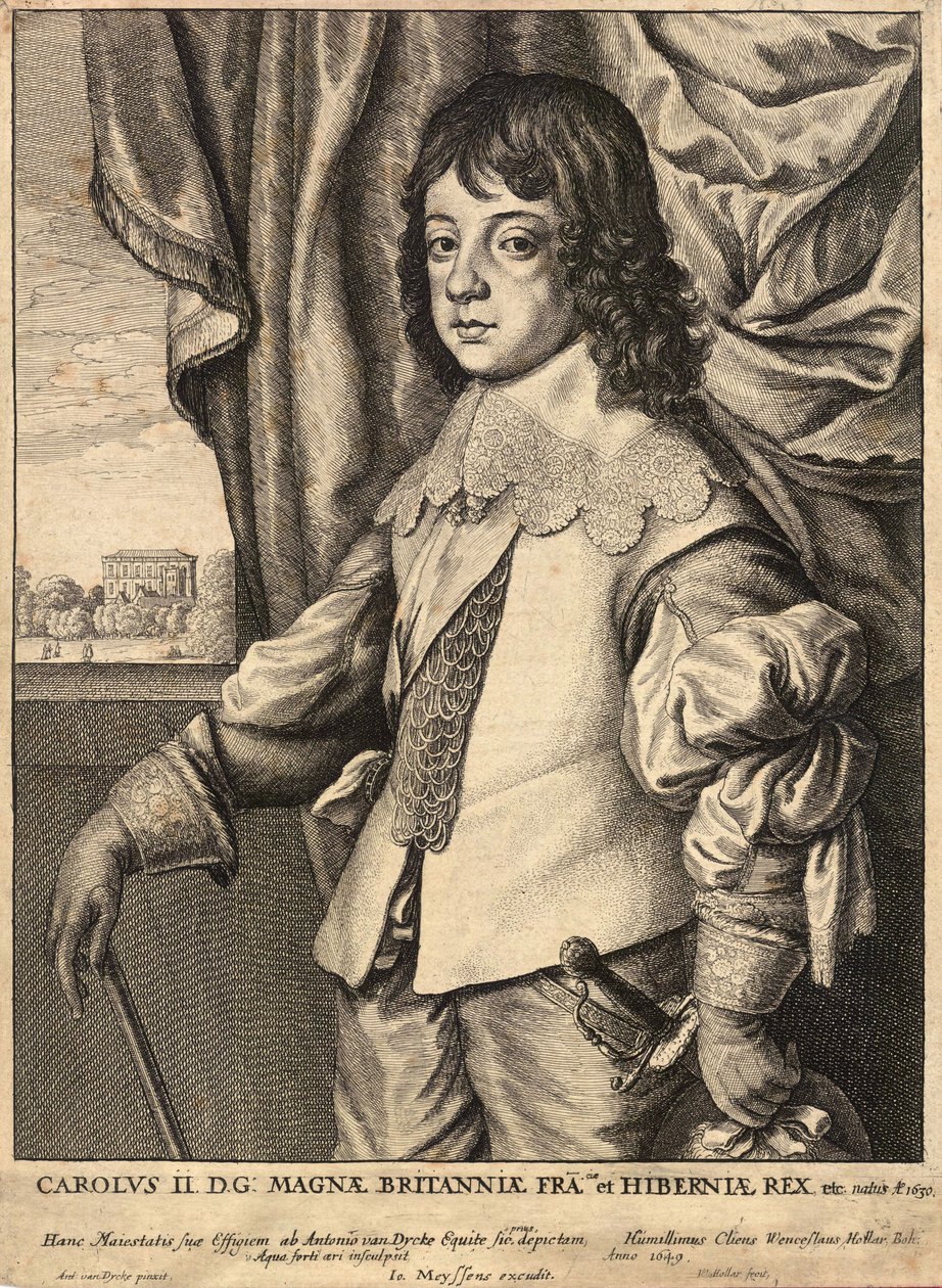 Carlos II Estado 4 de Wenceslaus Hollar