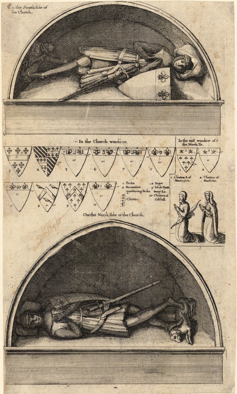 Família Clinton (monumento) de Wenceslaus Hollar