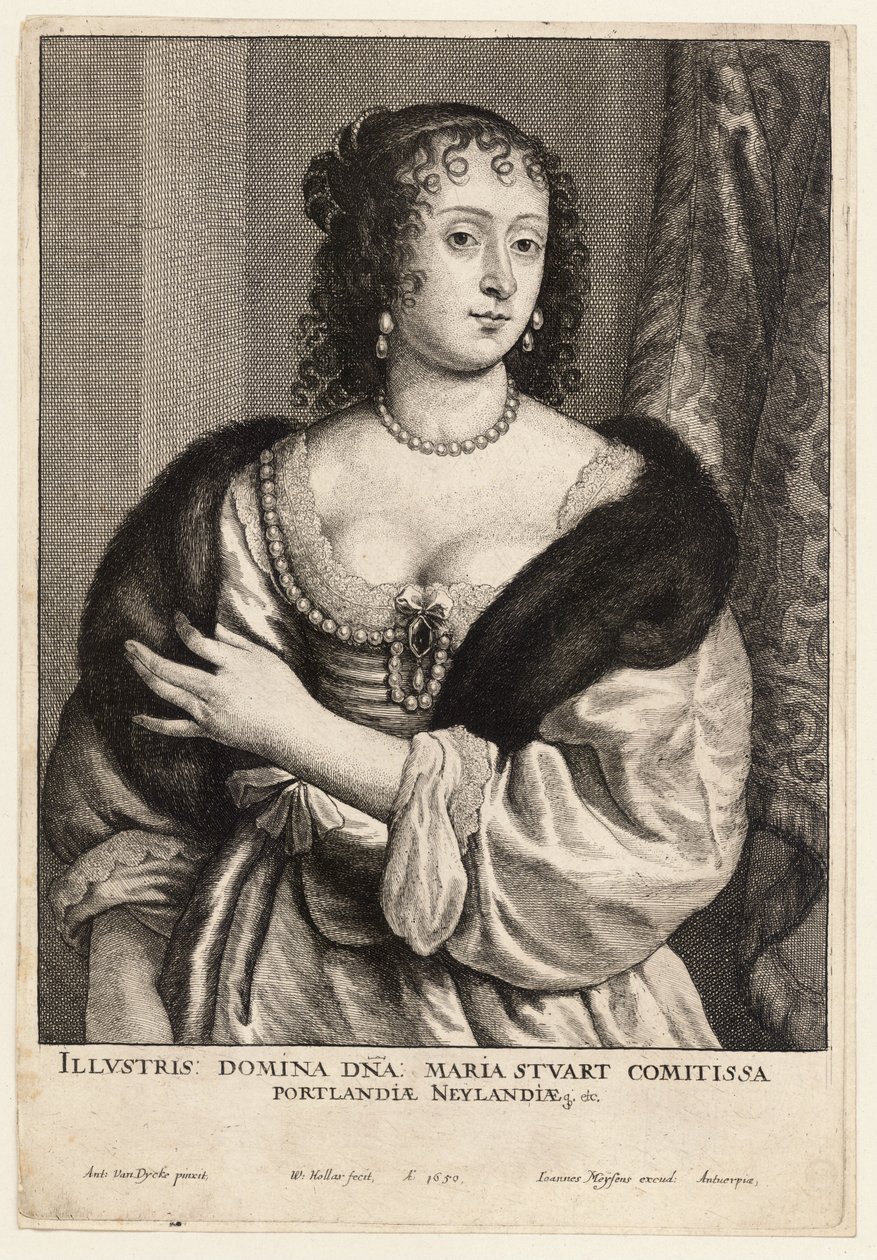 Condessa de Portland de Wenceslaus Hollar