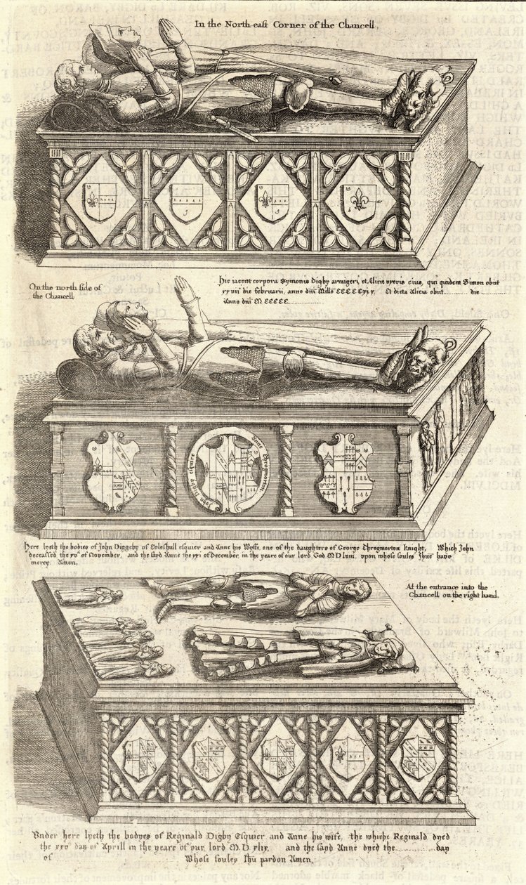 Família Digby (monumento) de Wenceslaus Hollar