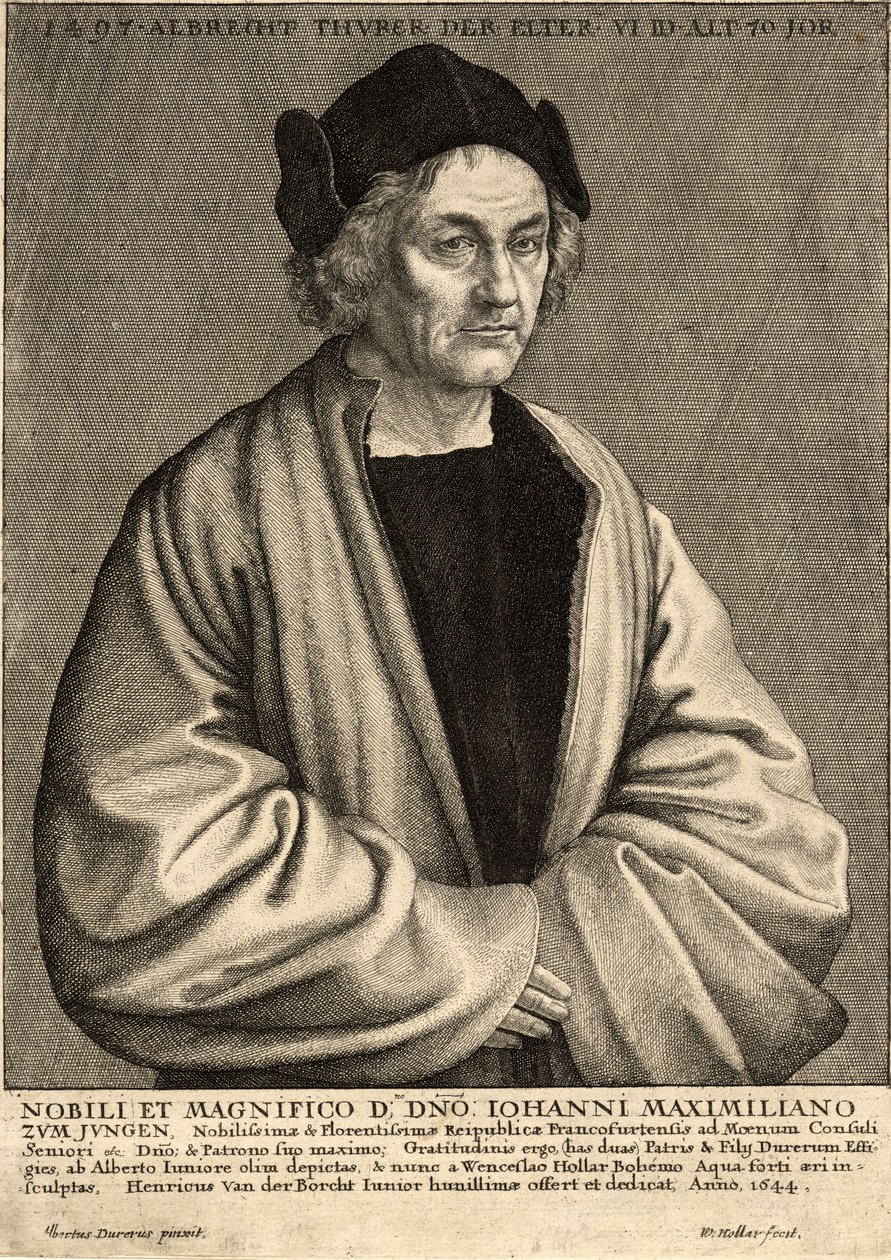Dürer, o mais velho. Estado 2 de Wenceslaus Hollar