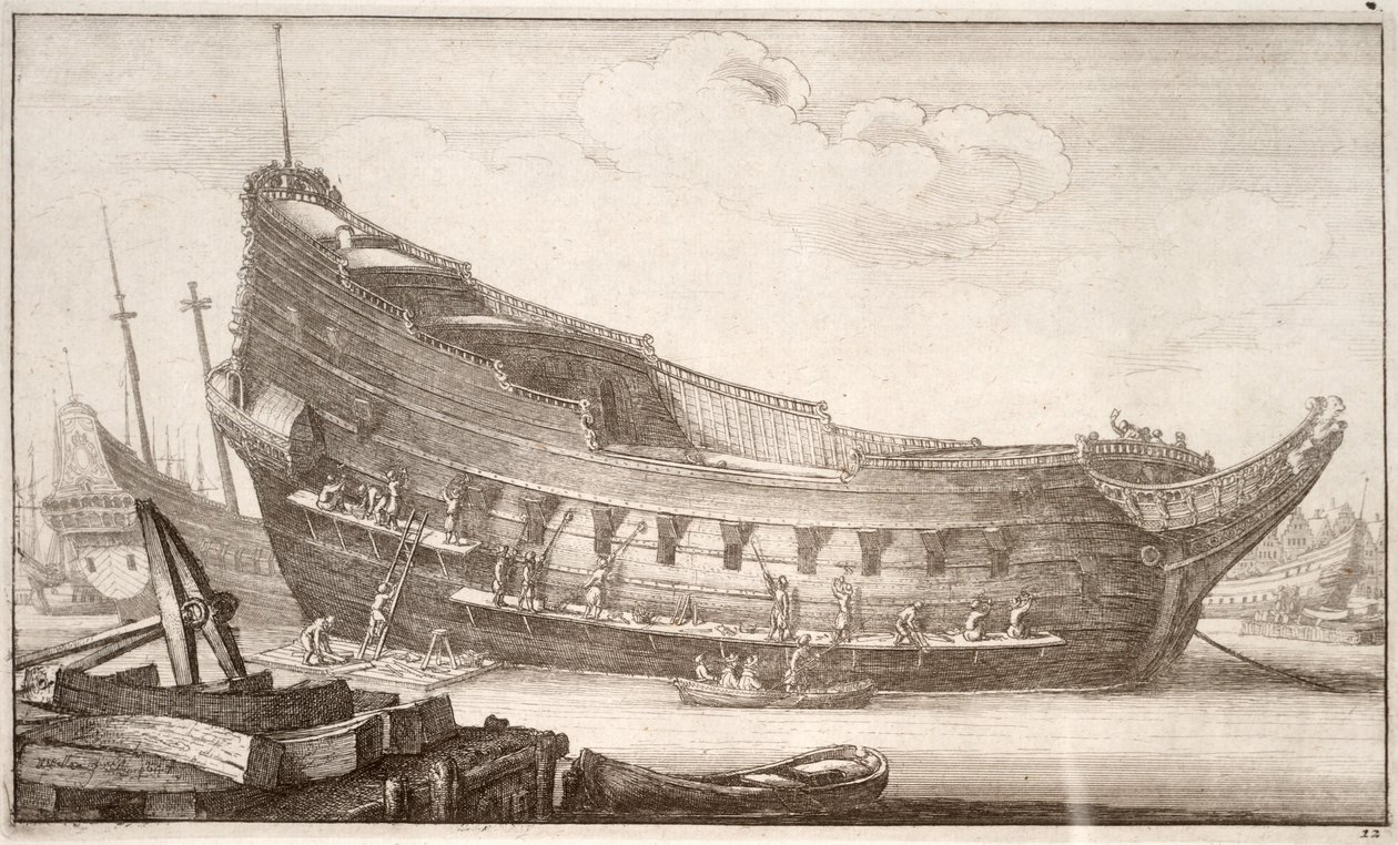Arranjar um casco. Estado 3 de Wenceslaus Hollar
