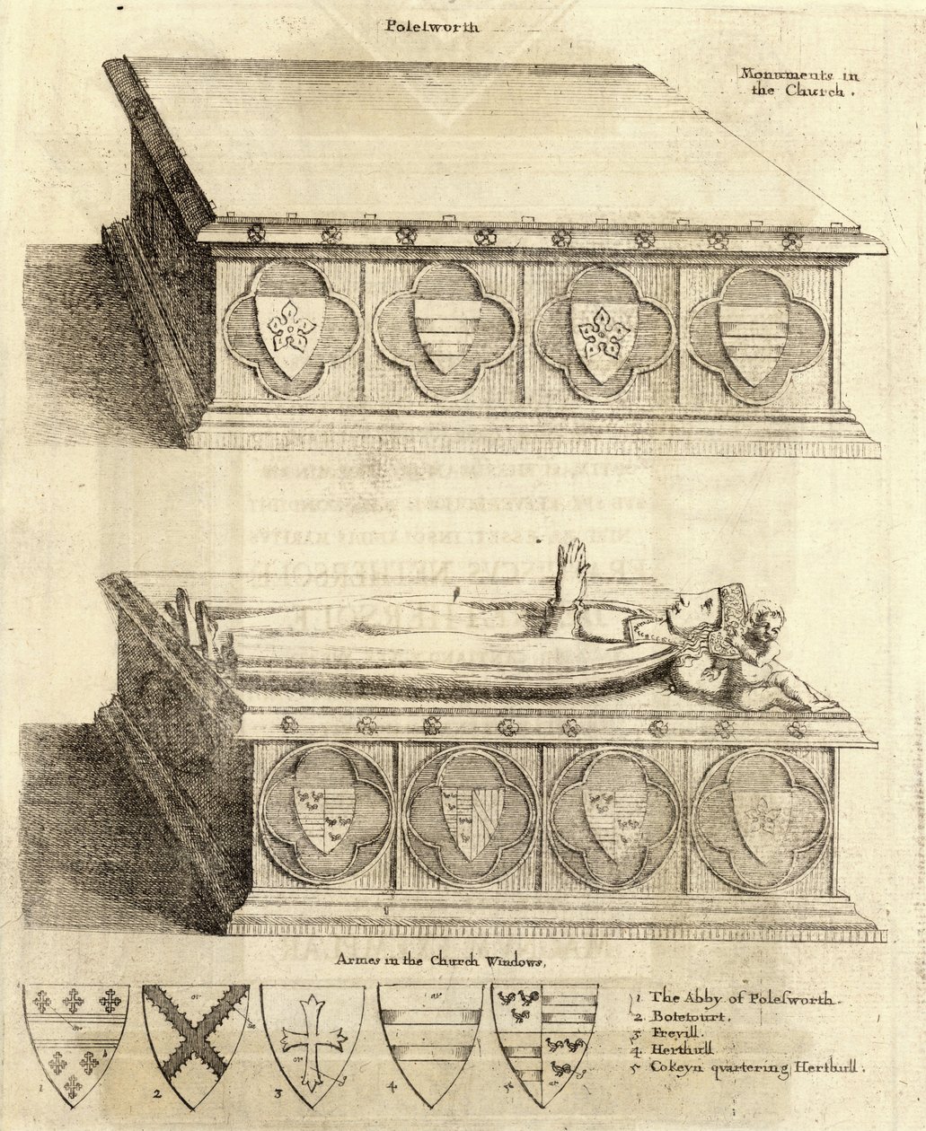 Família de herhull (monumento) de Wenceslaus Hollar