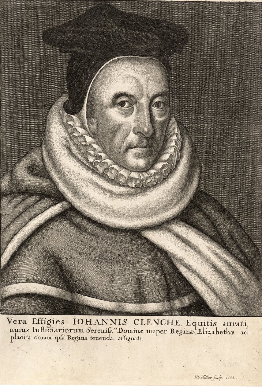 John Clenche. Estado 1 de Wenceslaus Hollar