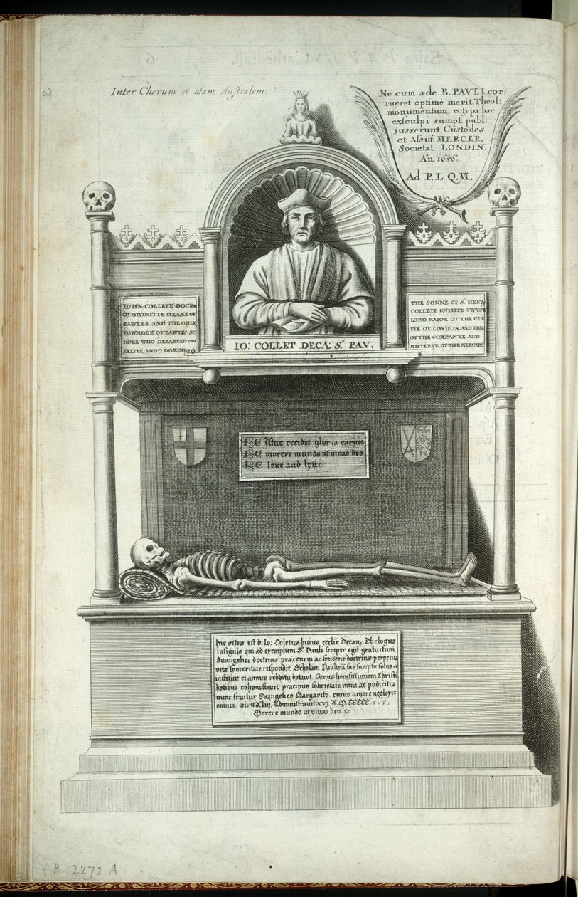 John Colet. Estado 1 de Wenceslaus Hollar