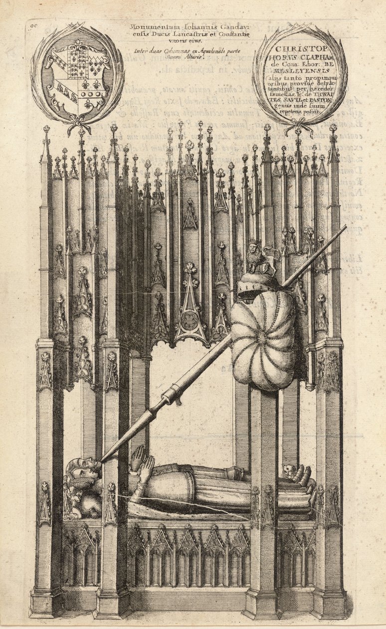 João de Gaunt (monumento) de Wenceslaus Hollar