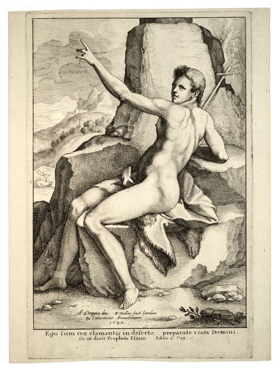 João Batista Estado 2 de Wenceslaus Hollar
