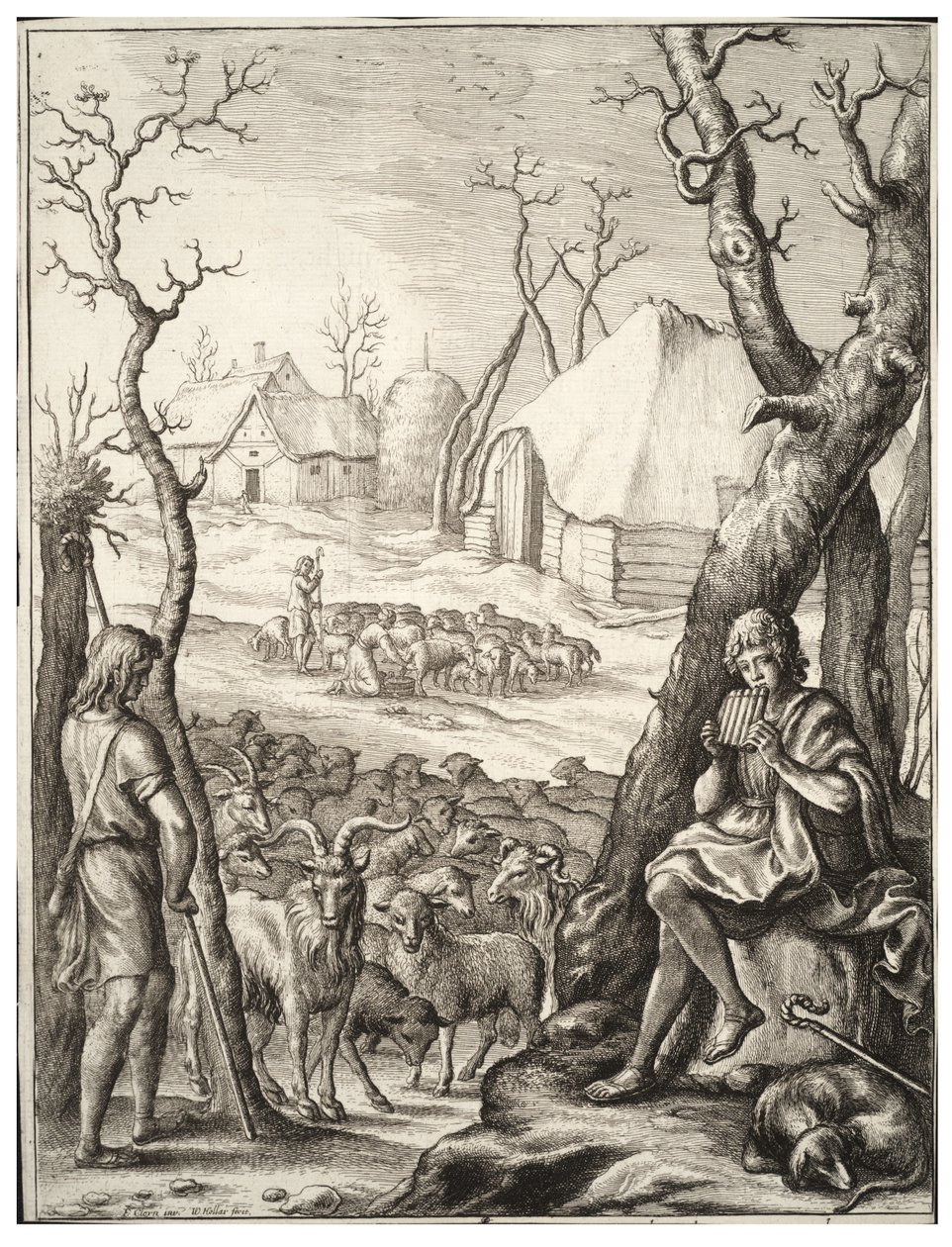 Criação de gado de Wenceslaus Hollar