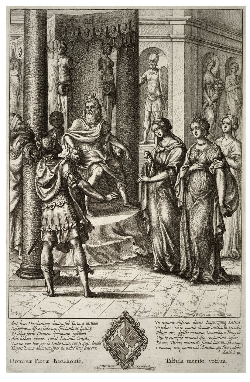 Ligue antes da Latina. Estado 2 de Wenceslaus Hollar