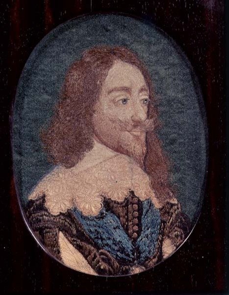 Retrato de Charles I (1600-49) c.1641 (bordado) de Wenceslaus (after) Hollar
