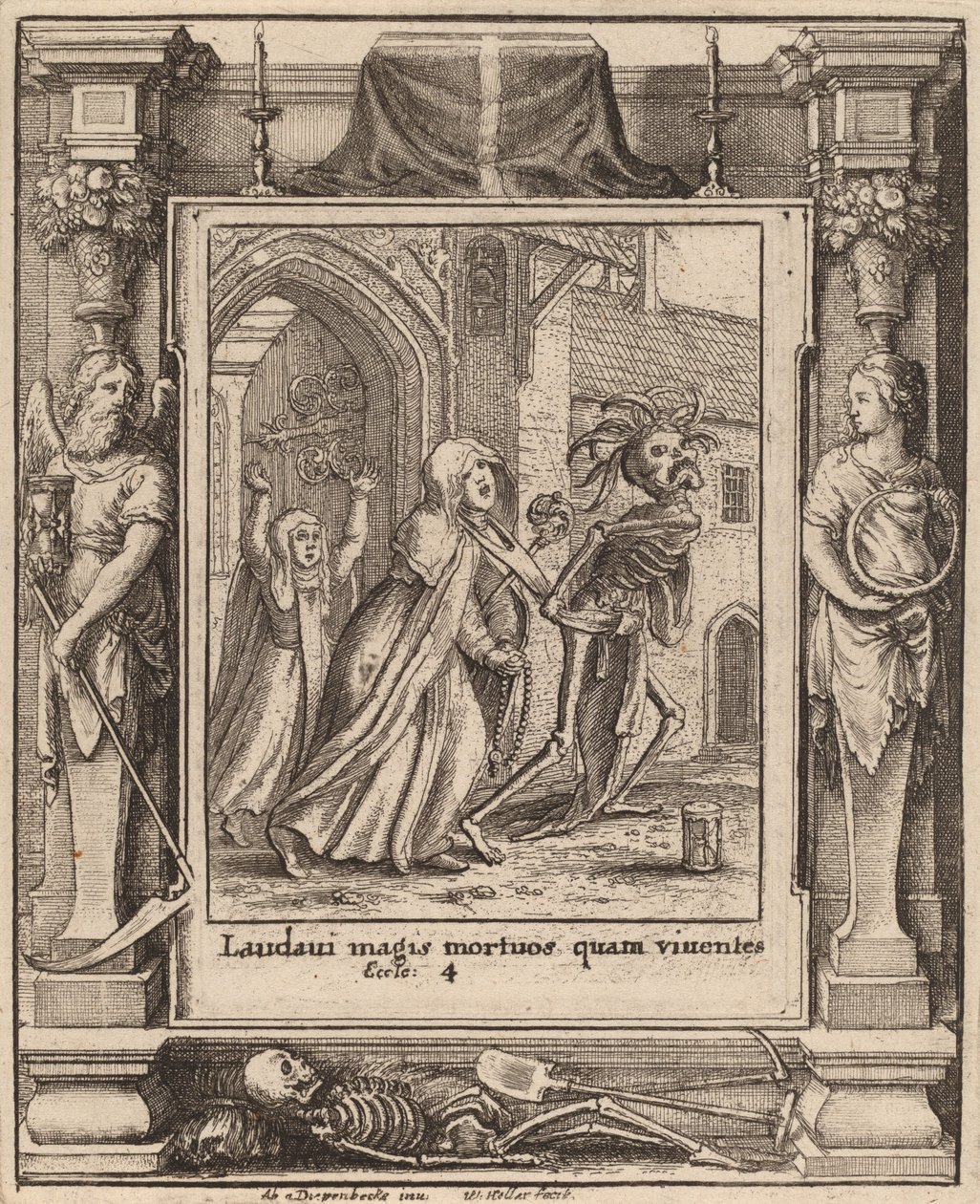Abadessa, 1651. de Wenceslaus Hollar