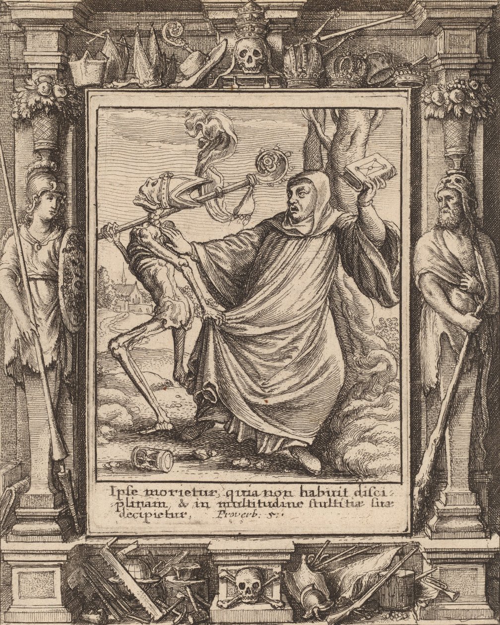Abade, 1651. de Wenceslaus Hollar