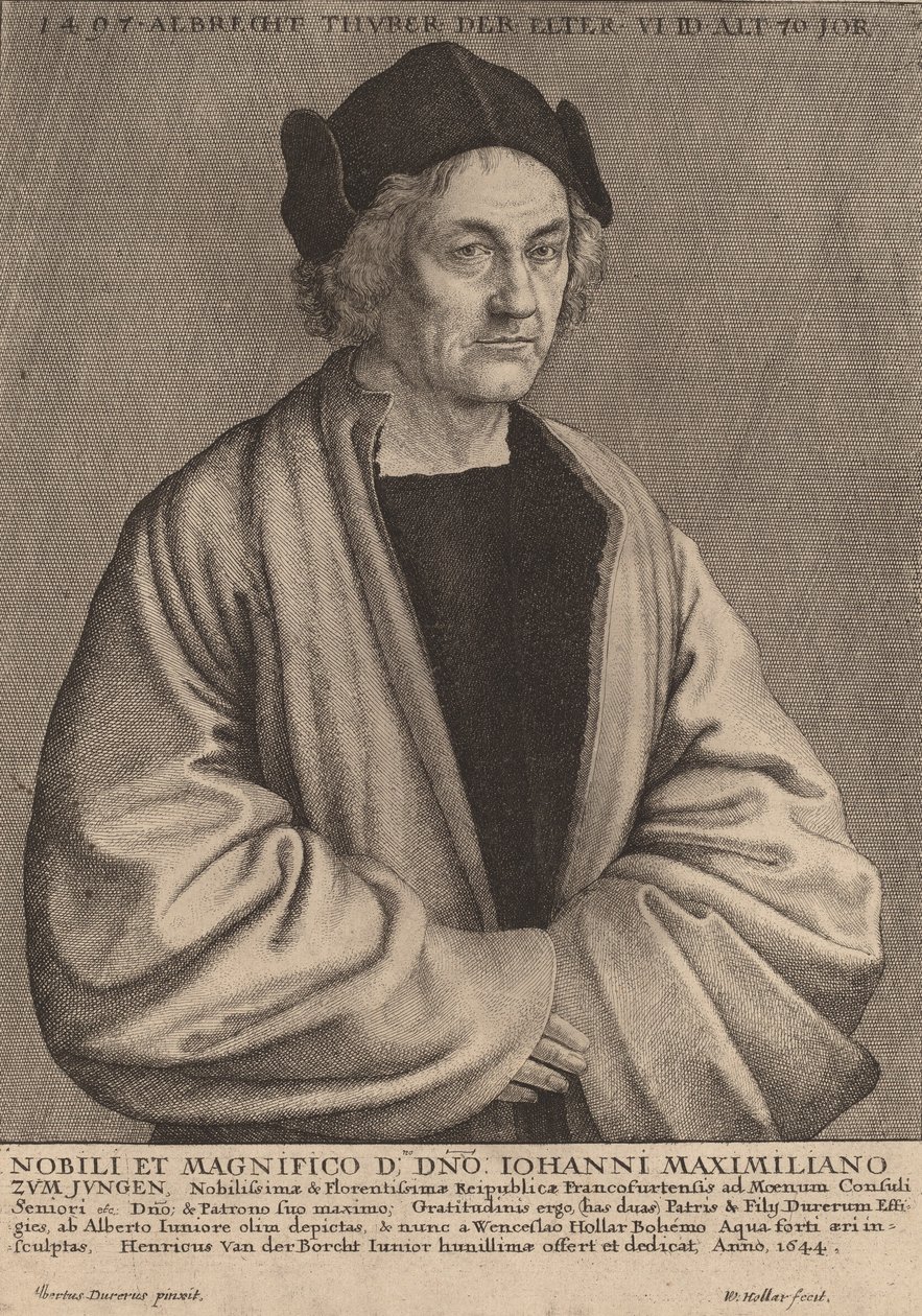 Pai de Albrecht Durer, 1644. de Wenceslaus Hollar