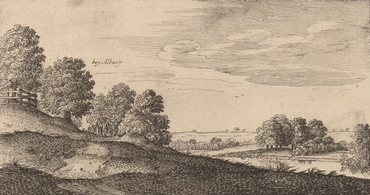 Albury, 1645. de Wenceslaus Hollar