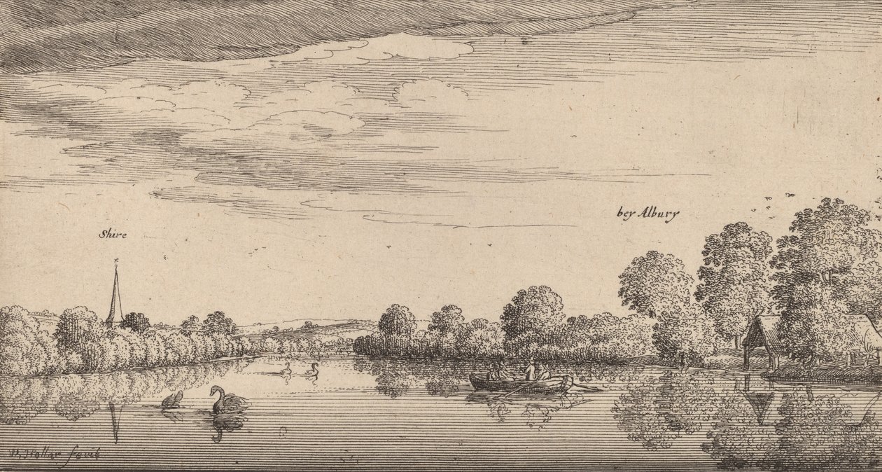 Albury, 1645. de Wenceslaus Hollar