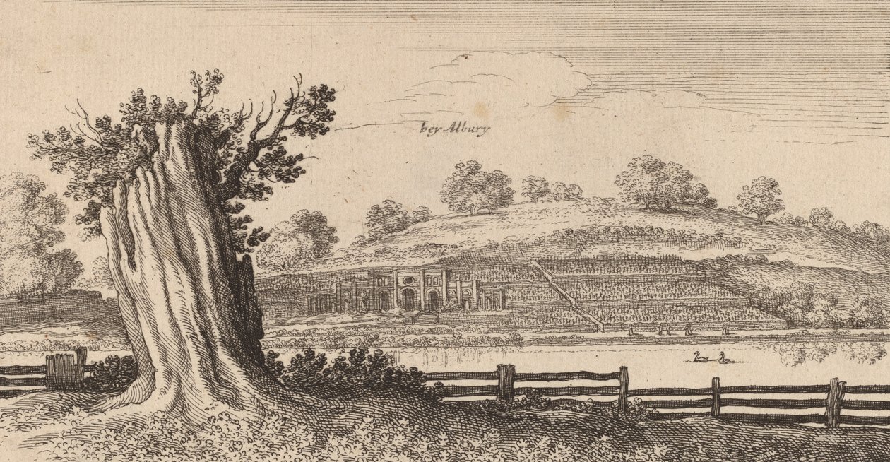Albury, 1645. de Wenceslaus Hollar